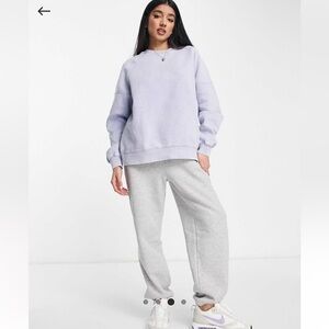 Oversized Distressed Sweatshirt